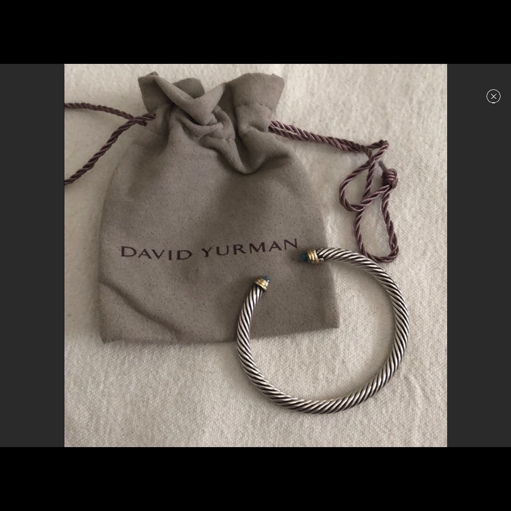 David Yurman Blue Topaz Bracelet